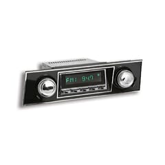 (1967-68) Retro Sound Model 2B AM/FM Radio Black w/Black Faceplate